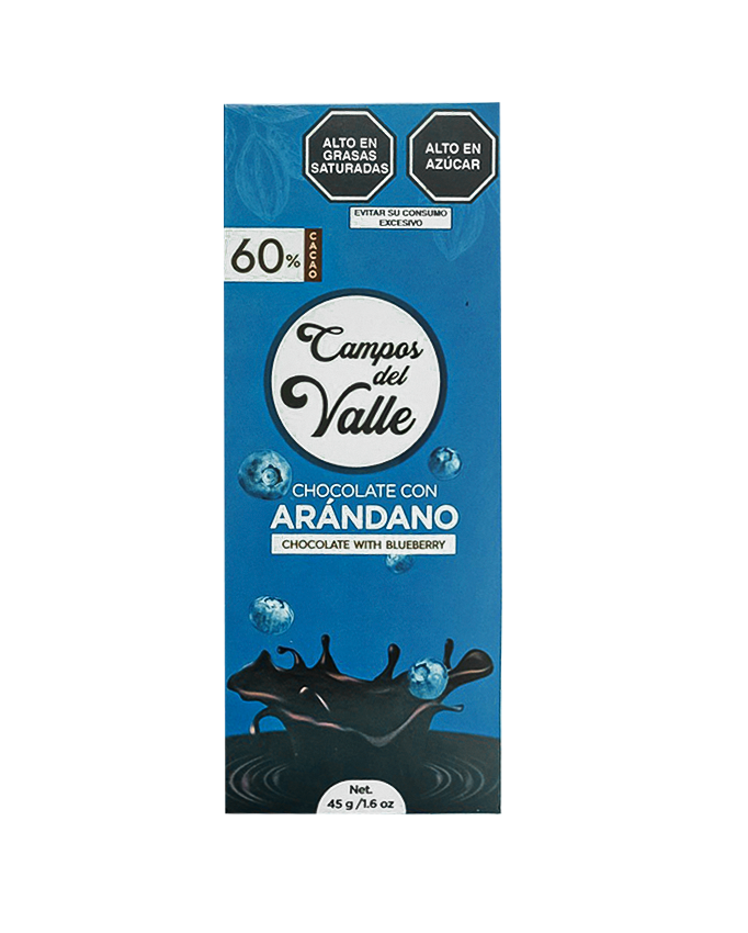 Chocolate Sabor Arándano al 60 % Cacao