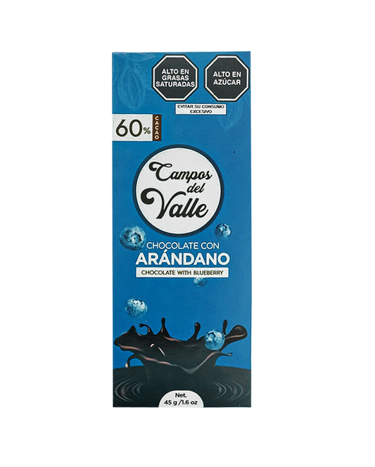 Chocolate Sabor Arándano al 60 % Cacao