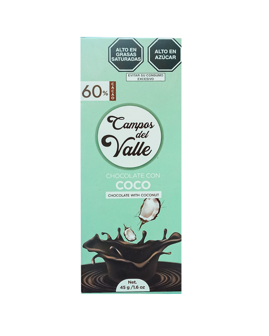 Chocolate Sabor Coco al 60 % Cacao