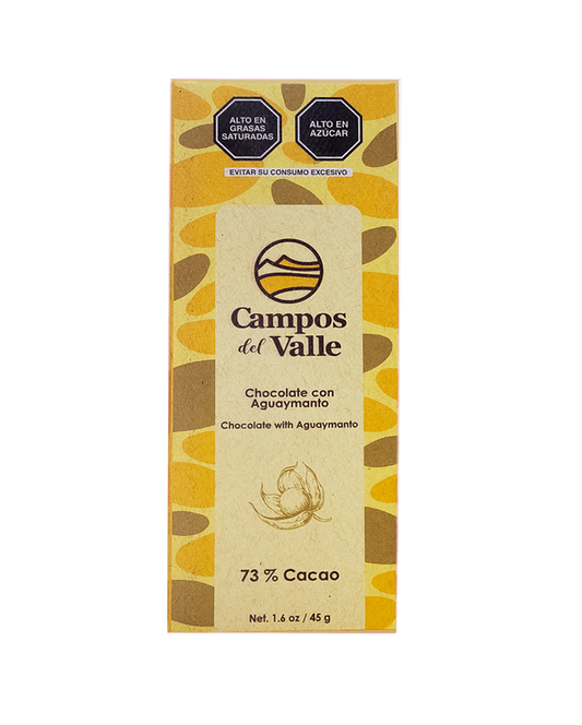Chocolate con Aguaymanto al 73% Cacao
